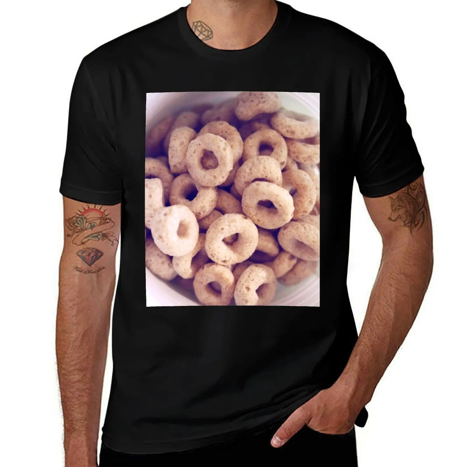 Nobody Can Say No To Psychdaelic Cheerios T-Shirt man t shirts high quality luxury brand T-Shirt
