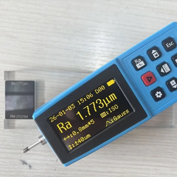 Surface roughness tester, new handheld finish tester