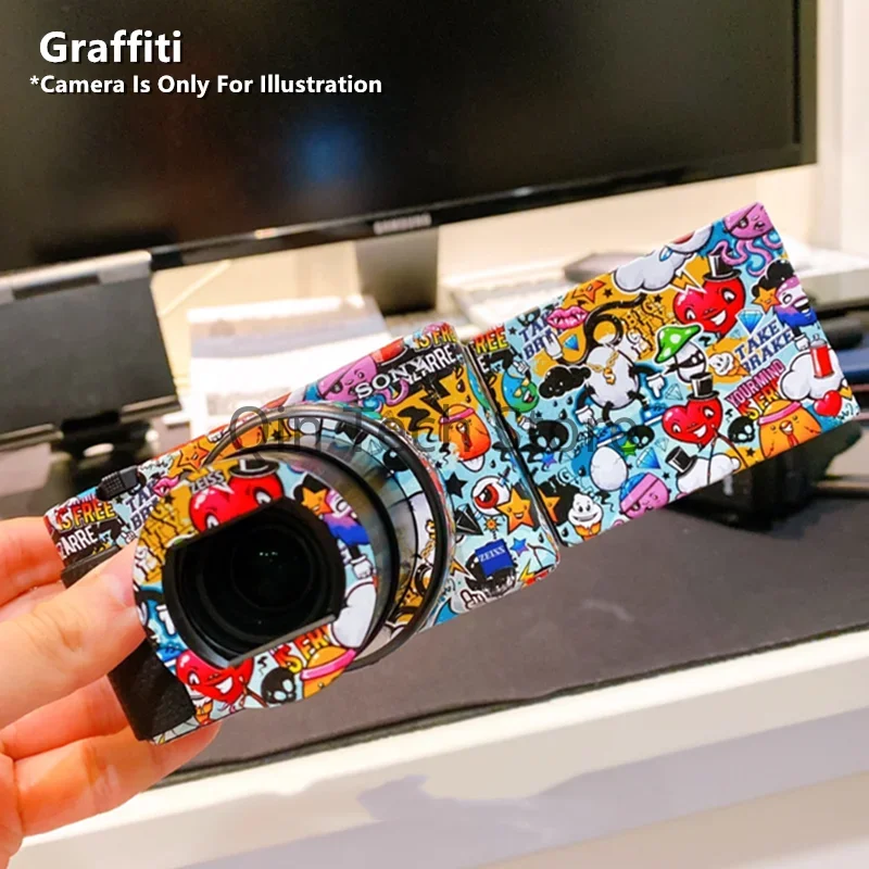 Película de envoltura de calcomanía de piel de cámara para Sony ZV1, Protector antiarañazos, pegatina