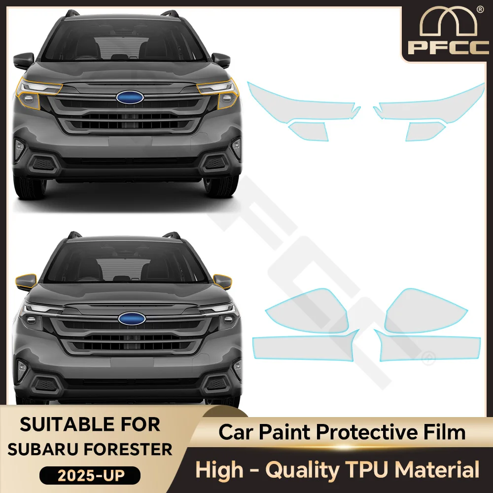 

PFCC TPU Car Invisible Transparent for Subaru Forester 2025-UP Sticker Doors Front Bumper Trunk Accessories Protection Film