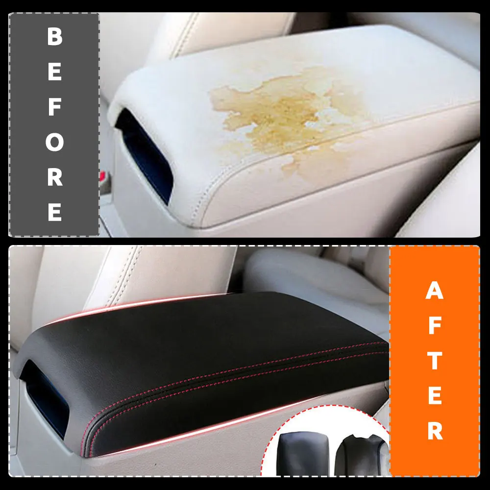 Toyota Camry 2012 2013 2014-2017 자동차 팔걸이 커버 마이크로 화이버 가죽, 방수 및 긁힘 방지, 완벽한 맞춤