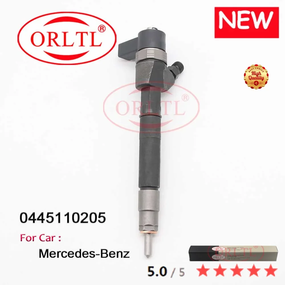 

ORLTL NEW 0445110205 A6130700987 A6130700687 0 445 110 205 FOR BOSCH Mercedes-Benz Genuine Fuel Injector