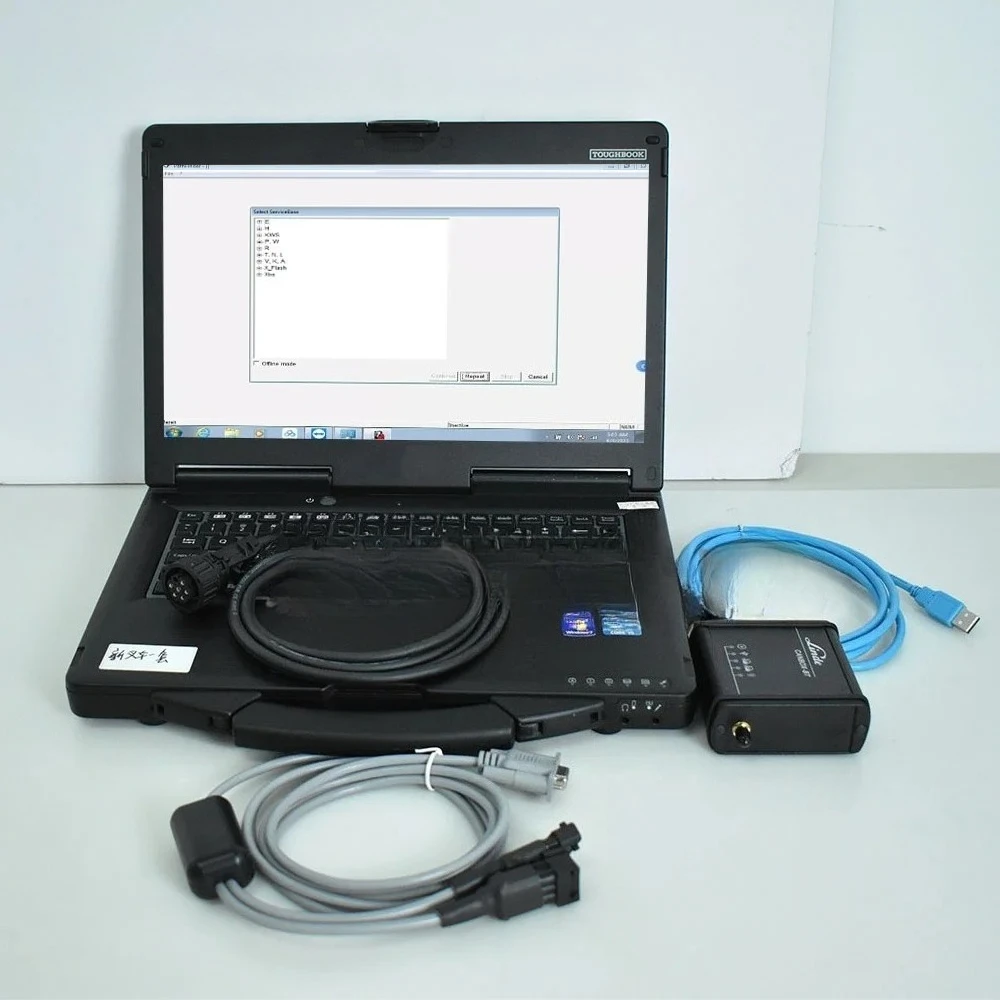 ل Linde Canbox BT باثفندر طبيب شاحنة أدوات تشخيصية Linde BT Canbox USB أداة تشخيص + CF53 كمبيوتر محمول