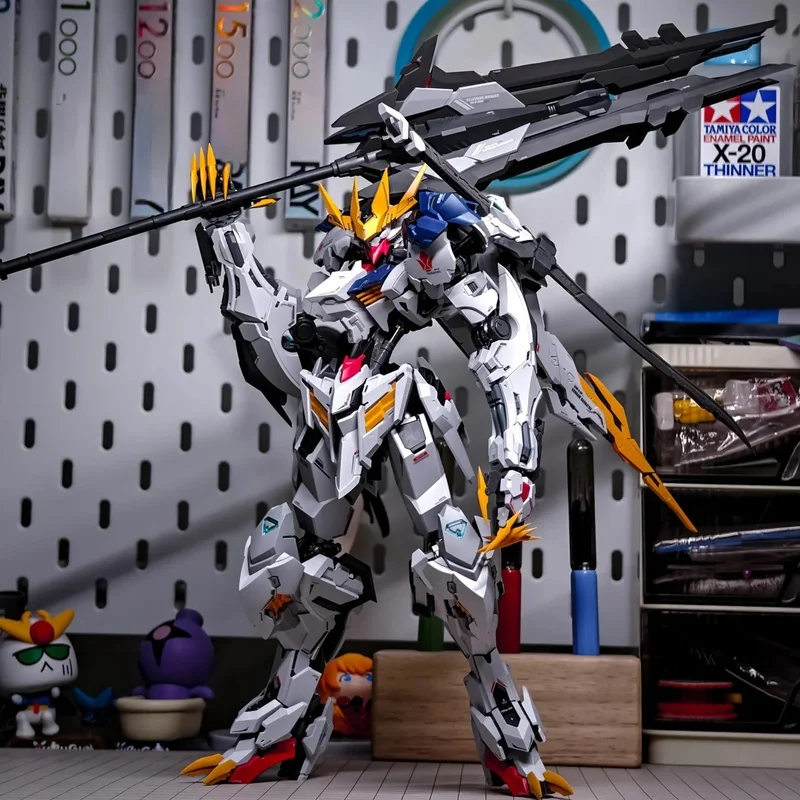 

【IN STOCK】Wolf Technology Wolf King Alloy Skeleton 1/100 Barbatos Assembly Model Mecha Assembly Model Kit Action Figure Toy Gift