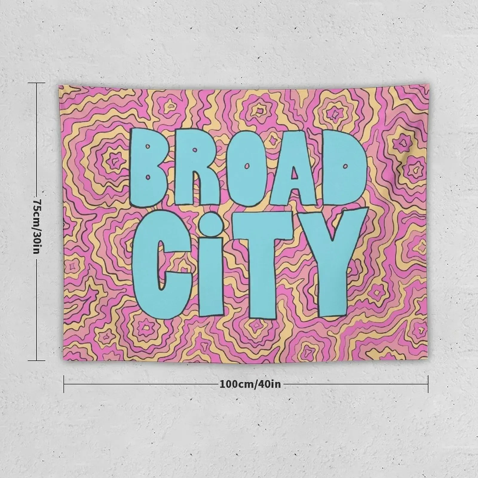 Broad City Tapestry Living Room Decoration Hanging Wall Room Decorations Aesthetic Room Decor Tapestry