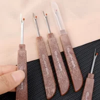 Coupe-fil en acier, manche en bois et plastique, découseur de couture, couteau d'élimination des points, aiguille, outil de couture artistique, accessoires de couture, bricolage, 1/10 pièces 5