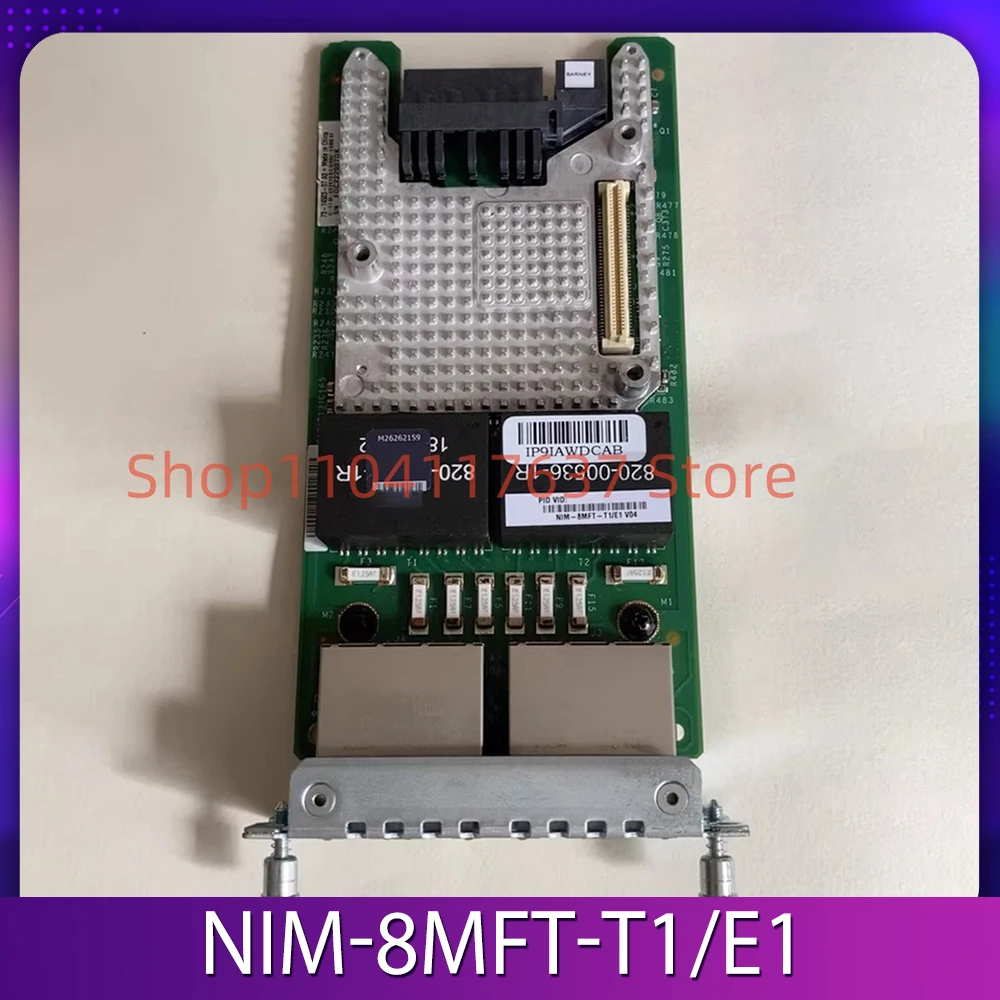 

Router module interface NIM-8MFT-T1/E1