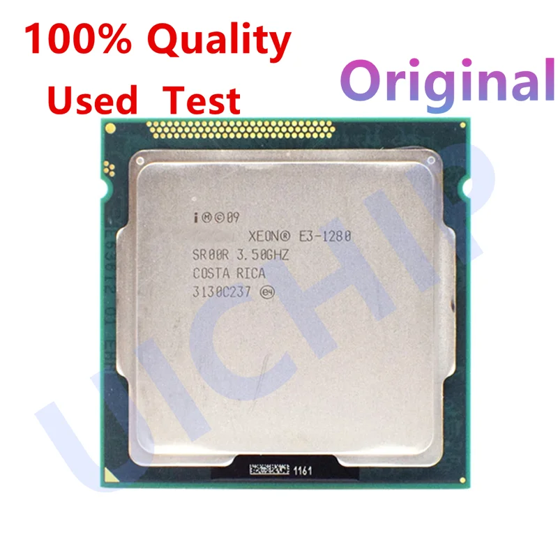 100% Original Xeon E3 1280 3.5GHz LGA 1155 8MB Quad Core CPU Processor SR00R