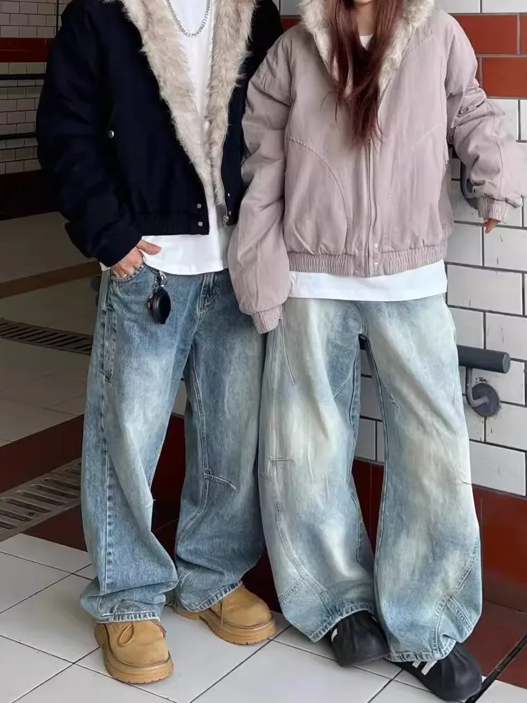 

Зимнее пальто из утепленного хлопка с капюшоном, женское, приталенное, с меховым воротником из лисьего меха, в корейском стиле, прямого кроя