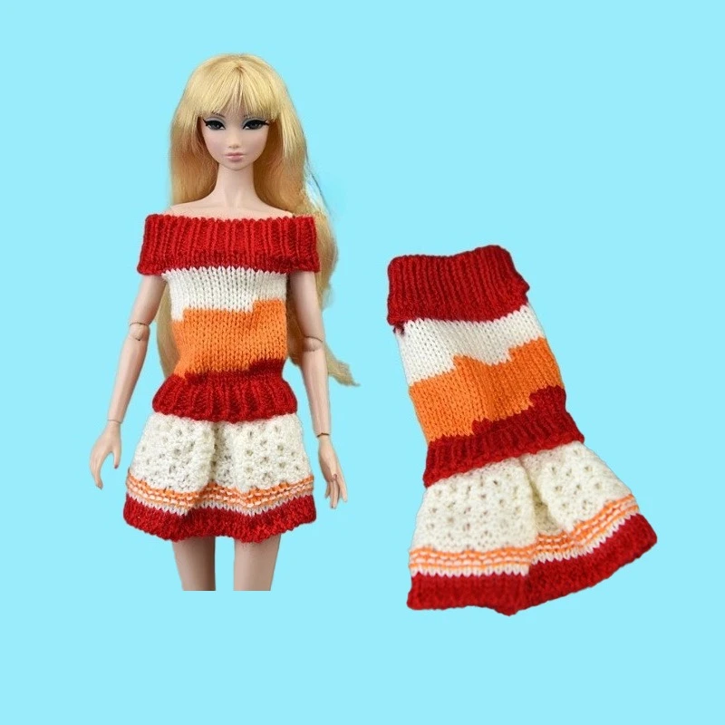 

TA176 New fashion sweater hat clothes dressess for your Bbie dolls