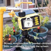 A76X-Solar Powered Intelligent Irrigation Watering Timer Automatic Lawn Plant Garden Controller Auto Water Saving System