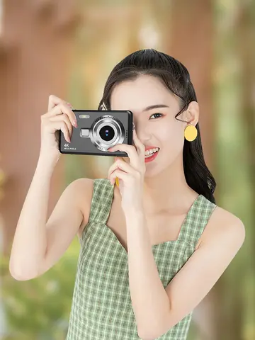 CCD 1080P 디지털 카메라, 96MP 자동 초점 브이로그 카메라, 16X 줌 비디오 캠코더, 2.4 인치 IPS 스크린, 어린이 성인 사진