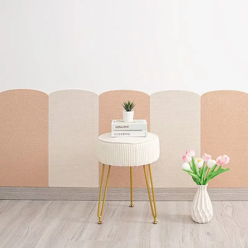 Nordic Style Thickened Wall Stickers Soft Felt Wall Stickers Children's Room Bedside Anti-collision Dirt Proof Home Decoration