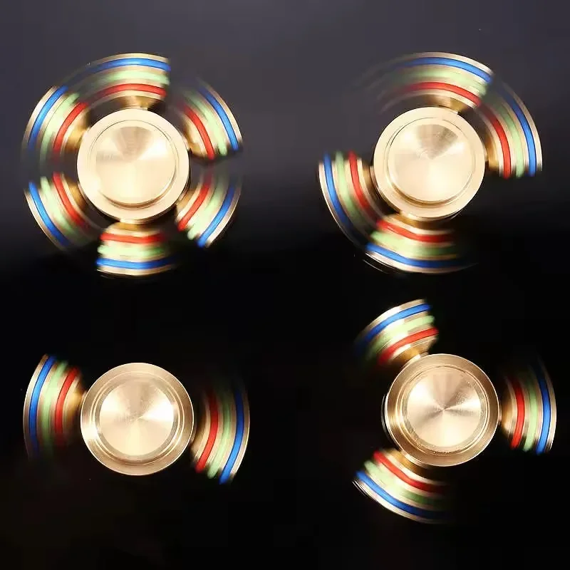 Metal Hand Spinner 6 Arm - Decompression Fidget Toy EDC Gadgets Anxiety Stress Relief for Adults Kids Antiestres Juguete