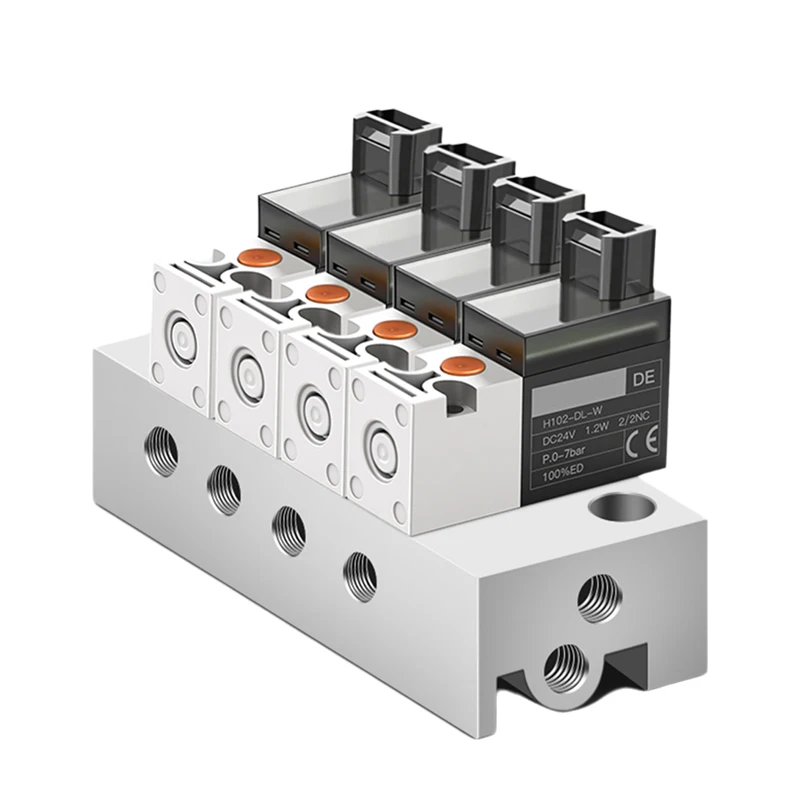 

High frequency miniature solenoid valve, 10mm air valve, 30Hz two-position three-way control valve, DC24V DC12V 6V vacuum valve