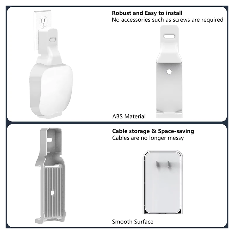 Настенный кронштейн для ежедневного Wi-Fi-маршрутизатора, стабильный компактный настенный кронштейн для маршрутизатора Eero Pro 6E и Pro 6 Mesh Wi-Fi 6