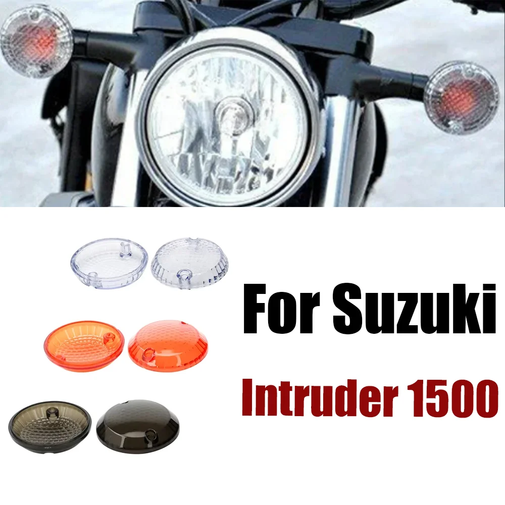 Motorcycle Turn Signals Indicators Lenses Cover For Suzuki Intruder 1500 1400 VL1500 Boulevard Marauder VZ800 Cruisers