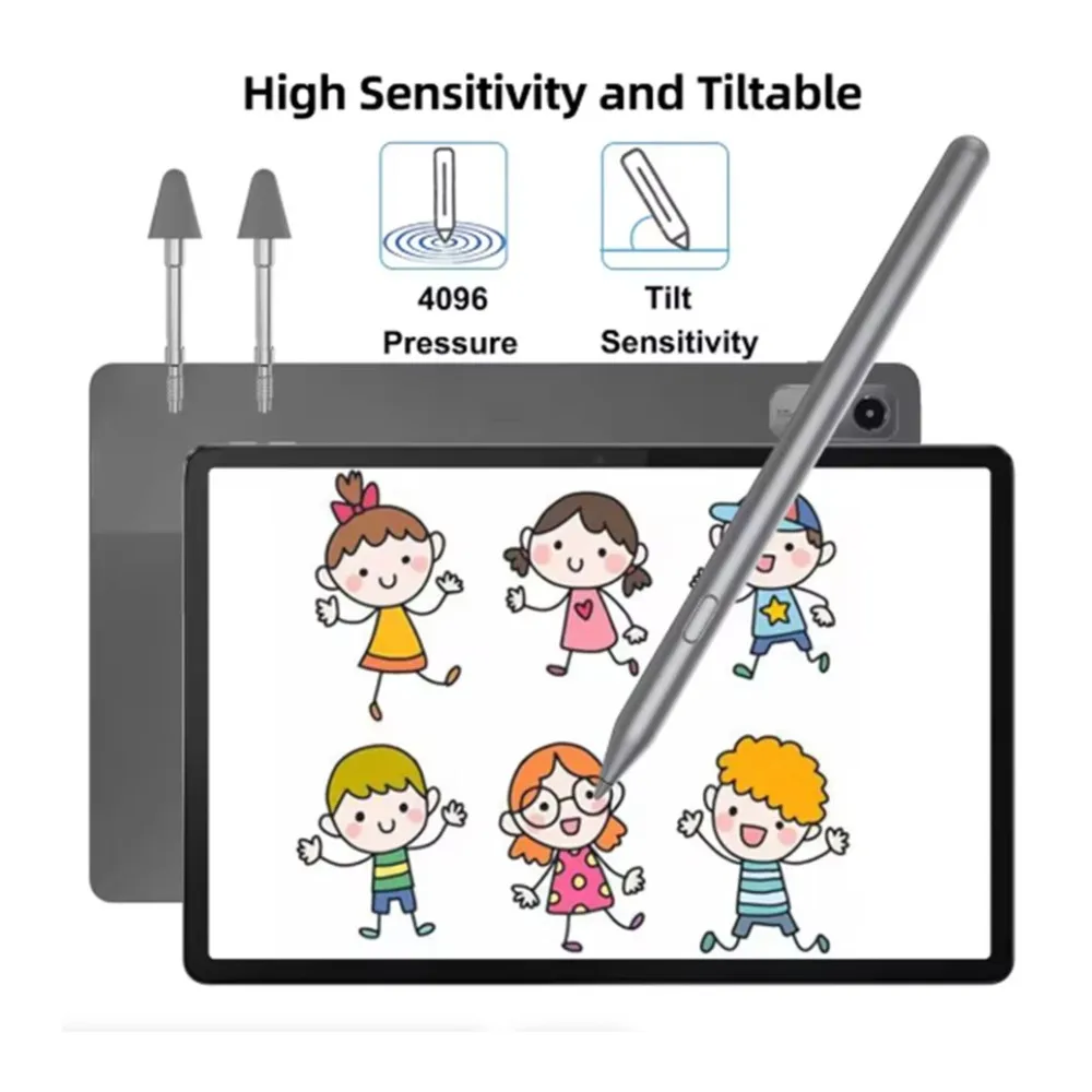 2PCS Pencil Nibs for 2nd Gen Stylus 4096 Pressure Sensitivity Anti-Misoperation Uninterrupted Touch