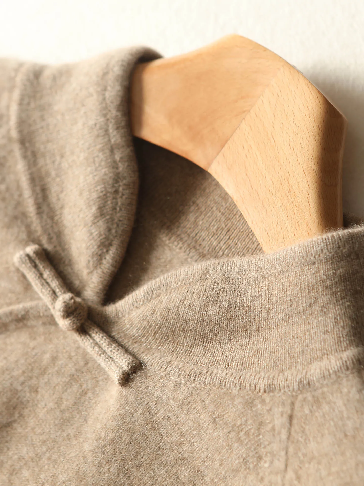 المرأة الجديدة 100% ميرينو رداء علوي من الصوف النمط الصيني متماسكة البلوز عالية طوق الخريف الشتاء الكشمير ملابس مريحة