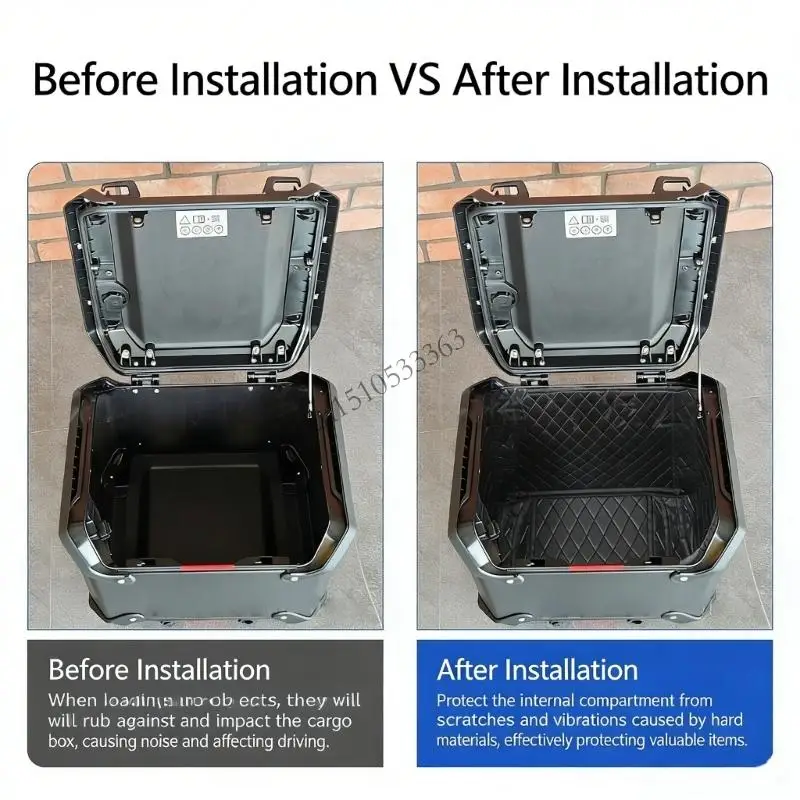 

Легкое обслуживание. Набивка хвостовой коробки. Внутренний коврик. Защита багажника противостоит накоплению пыли и износу для