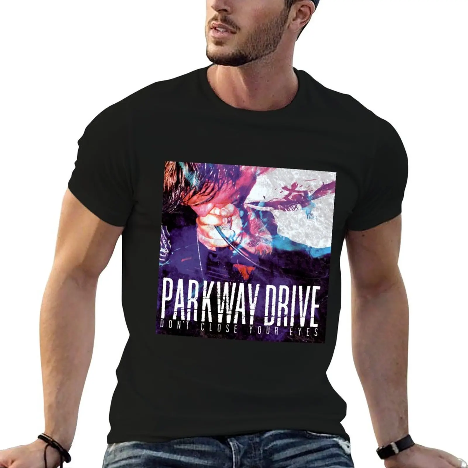 Dont close your eyes T-Shirt t shirts for man cotton soft t shirts designer man t shirt cotton T-shirt