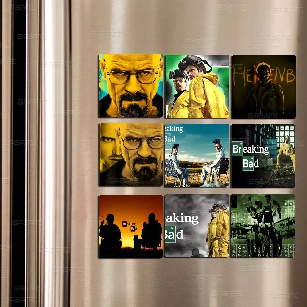 المسلسلات التلفزيونية كسر سيئة شخصية الإبداعية الكلاسيكية اللوحة مغناطيس الثلاجة صور رسالة الزخرفية
