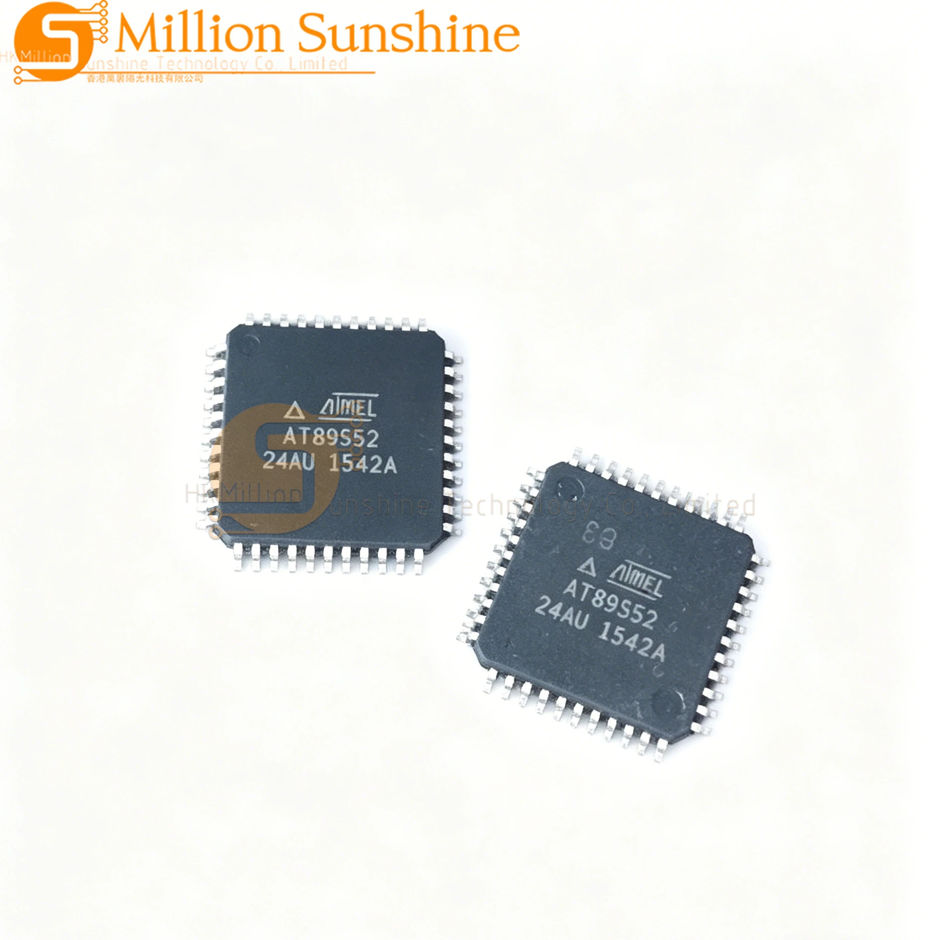 5pcs AT89S52-24AU AT89S52 ATMEGA162-16AU -16U-TW 8253-24AU QFP44 Brand New and Original