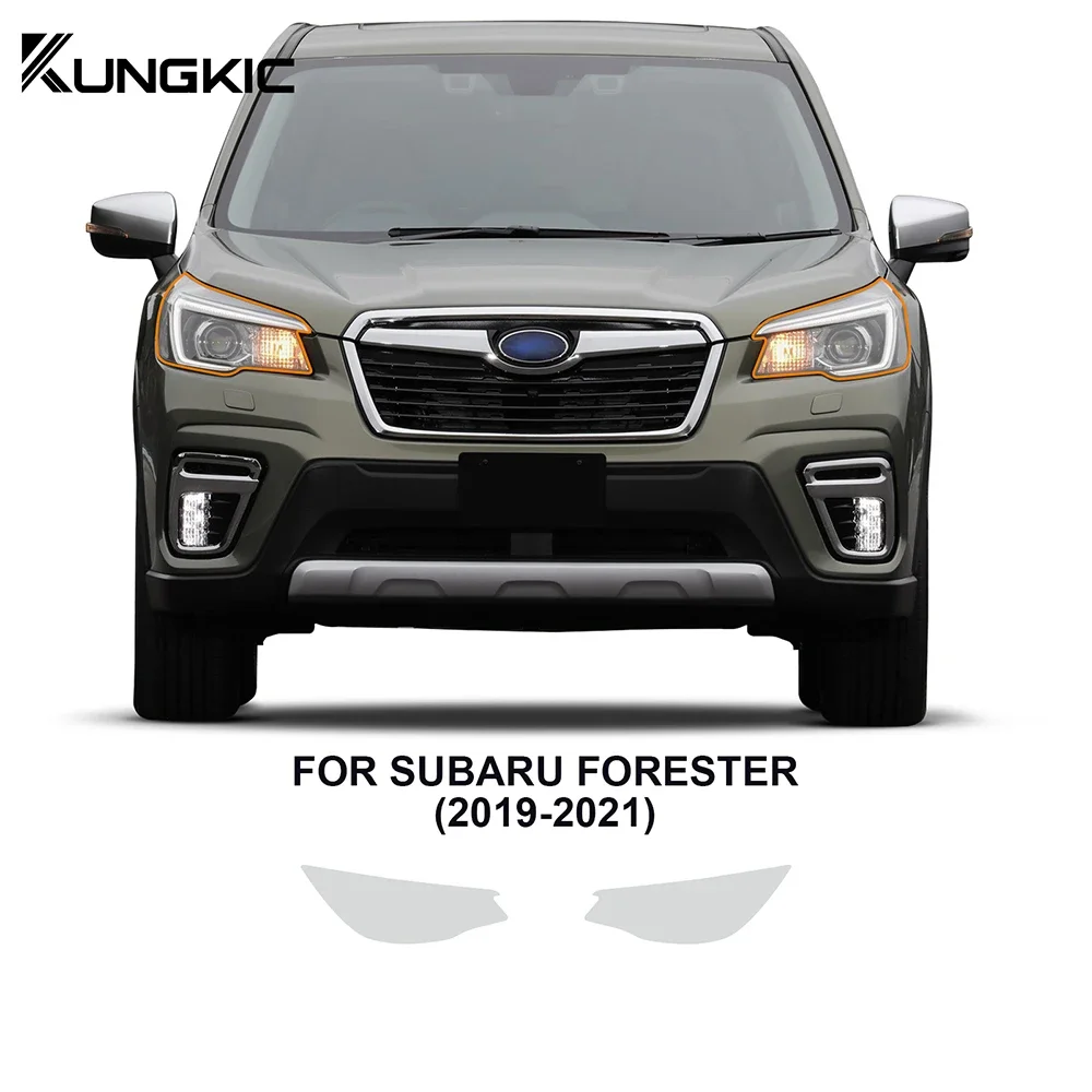 

Защитная пленка для фар Subaru Forester 2019-2021, прозрачная, антицарапийная, предварительно вырезанная, PPF, 8,5 мил
