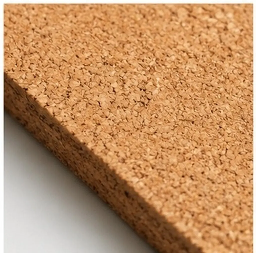 4Pcs Cork Board Strips Brown Natural Wood Texture Self-Adhesive Frameless Memo Board Strips for Office Home Bulletin Message