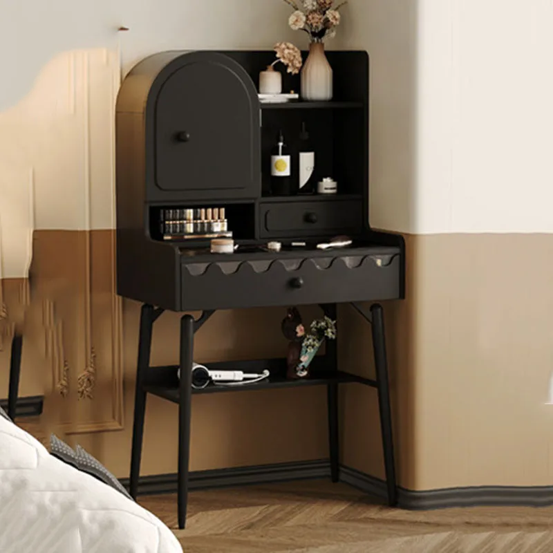 Luxury Modern Vanity Table Desk Storage Drawers Cabinet Closets Dressing Table European Vintage Penteadeira Trendy Furniture