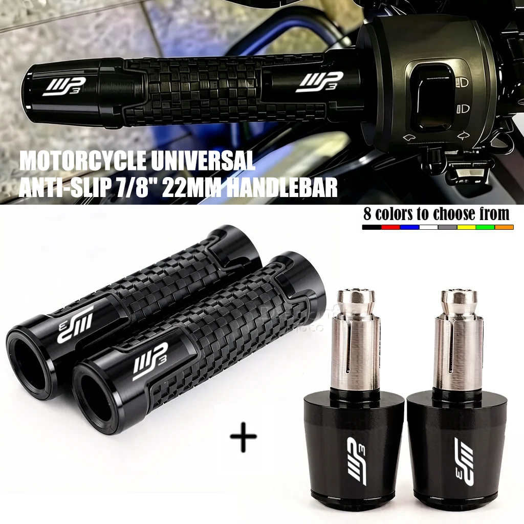 For Vespa Piaggio MP3 500 300 BYQ FLY Medley150 ZIP50 Liberty 150s 125 Motorcycle Handlebar Hand Grips Handle Bar End Cap