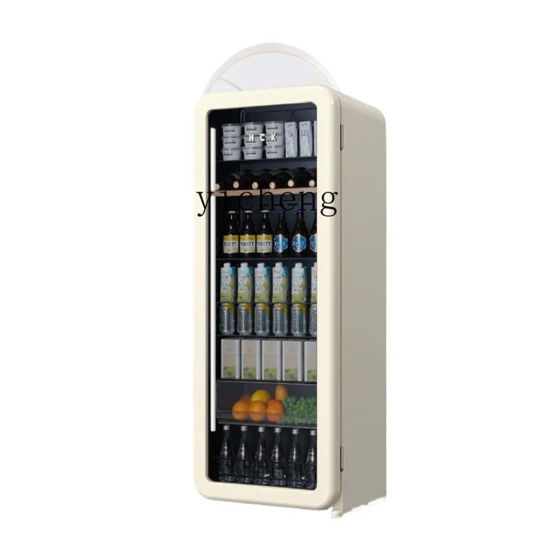 

ZF Refrigerated Cabinet Ultra-Thin Embedded Household Living Room Tea Drink Refrigerator Good-looking