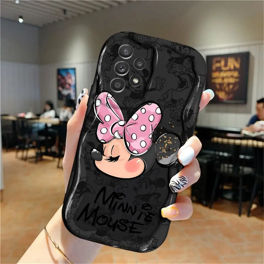 สําหรับ Samsung Galaxy A36 A24 A55 A35 A52 A56 A25 A54 A32 A53 A23 ฝาครอบโทรศัพท์นุ่ม Disney Mickey Minnie เมาส์