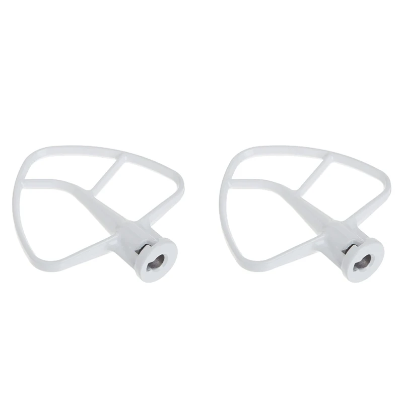 1 Set Flat Beater Coated Flat Beater White 4.5Qt Paddle For Kitchenaid Mixer Attachments