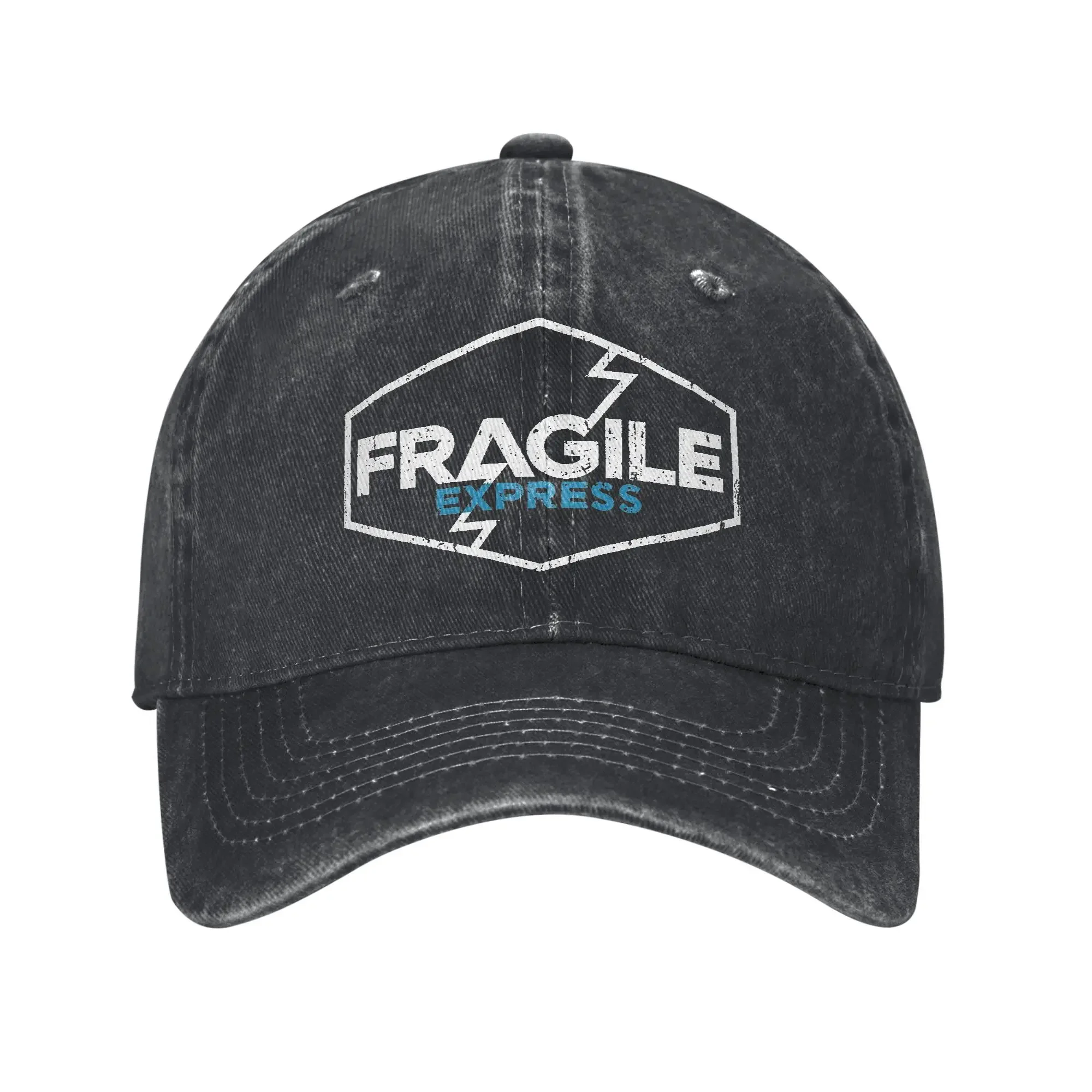 Fashion Fragile Express Death Stranding Baseball Cap Unisex Distressed Denim Snapback Hat  Outdoor Workouts Gift Hats Cap