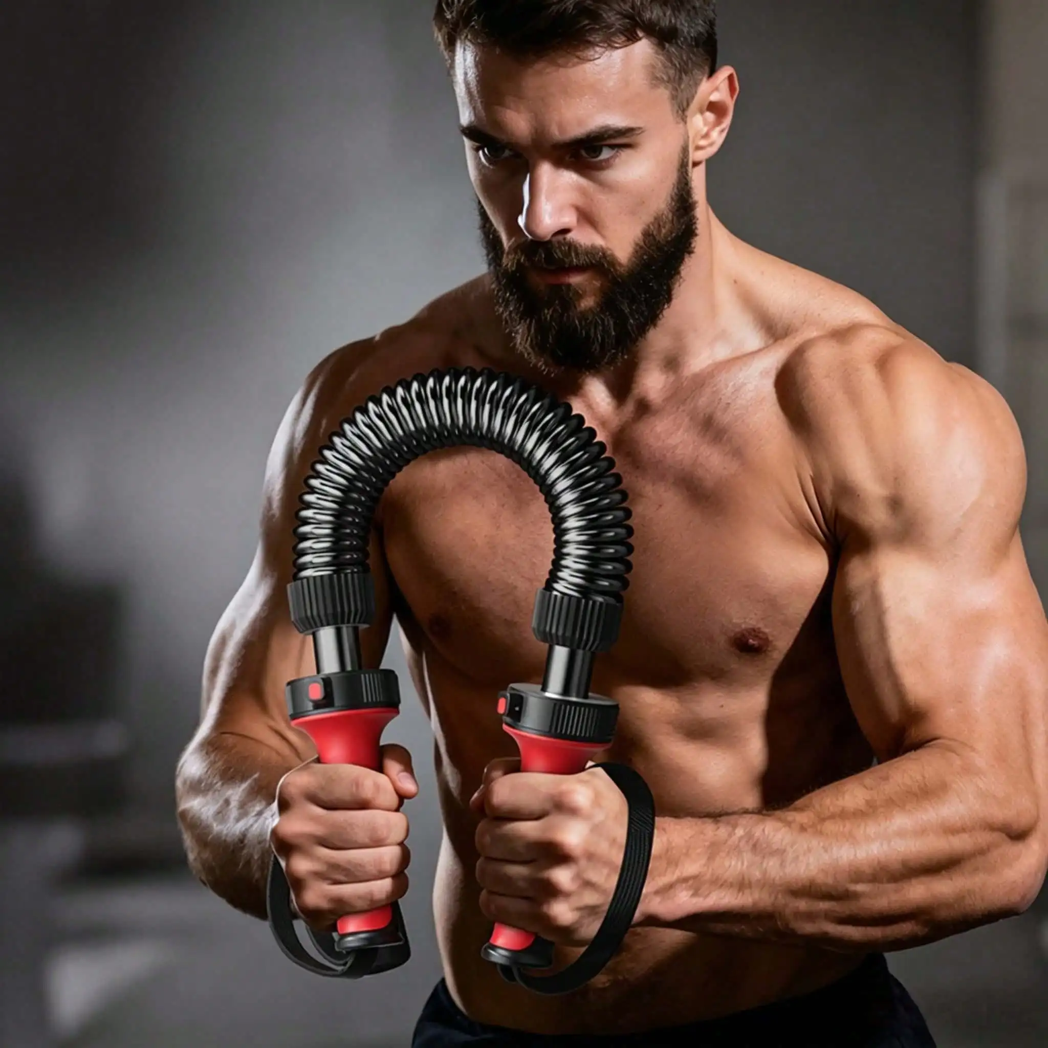 1-pcs-multi‑level-resistance-arm-exerciser-spring-power-bar-for-home-workout
