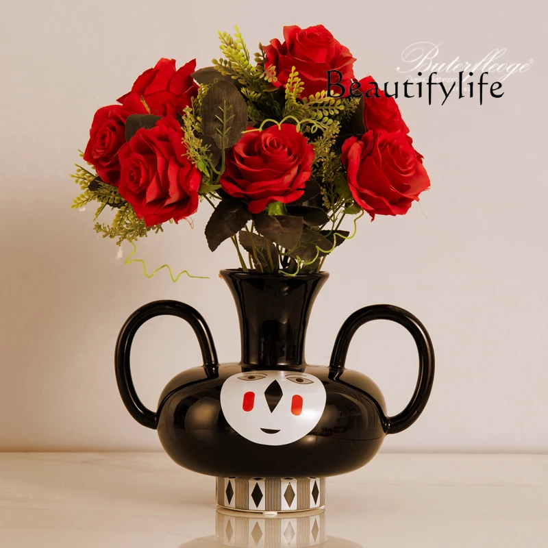 

Легкая роскошная модель дома, декоративные украшения, изделия ручной работы, скандинавское креативное художественное украшение для гостиной, крыльцо, отель, мягкое украшение