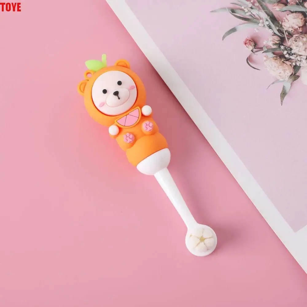

Product Cartoon Soft Bristles Multi-color Bear Kids Toothbrush Children's Toothbrush Cleaning Toothbrush Silicone Toothbrush