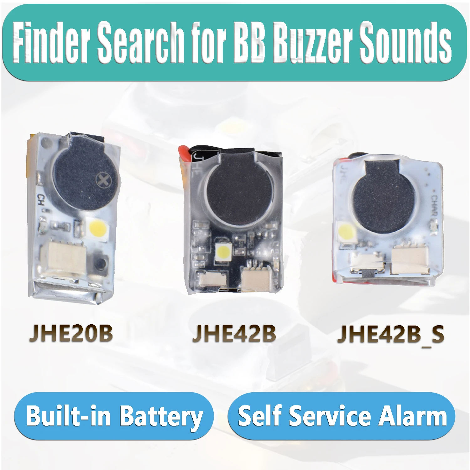 Finder JHE20B/JHE42B/JHE42B_S Buzzer Tracker 100DB Super Loud Alarm Traversing Machine for RC FPV Drone Plane Flight Controller