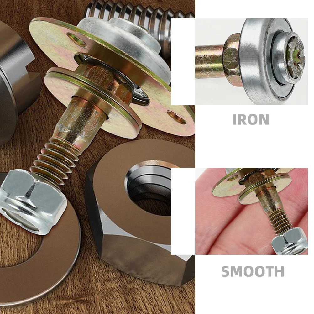 8 Pcs Chair Bearings Repairing Rocking Hardware Kit Band Iron Plating Supply Office Chairs