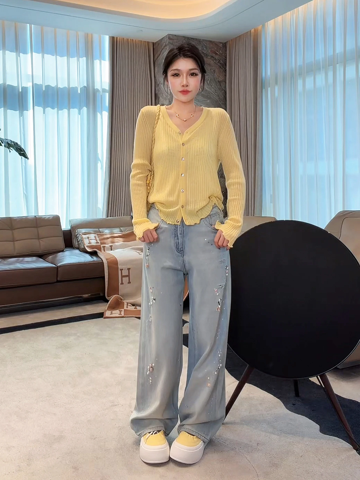 

Свободный женский вязаный свитер с имитацией древесной текстуры, из мериносовой шерсти, в повседневном стиле, из мягкого полиэфирного волокна, с длинными рукавами, дышащий