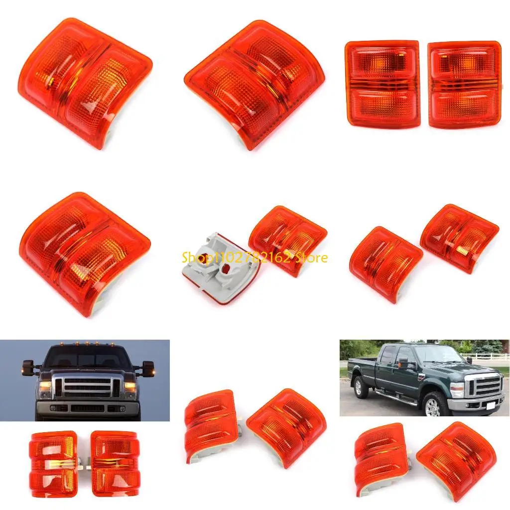 

547B Turn Light Lens Replace 7C3Z13776B Amber Turn Lamp for Super Duty