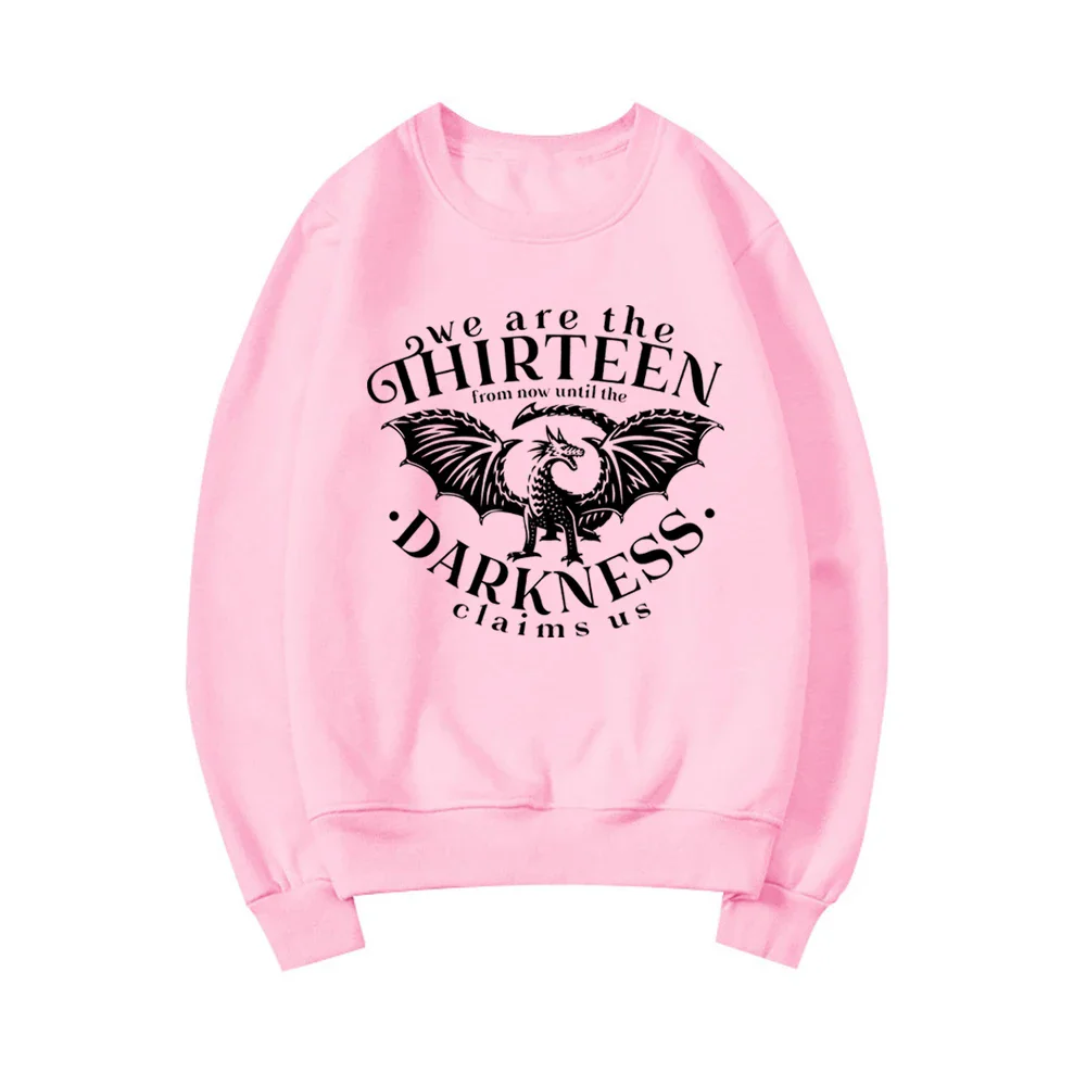 We Are The Thirteen Throne of Glass Sweatshirt SJM Bookish Hoodie From Now Until The Darkness Claims US Crewneck Sweatshirts