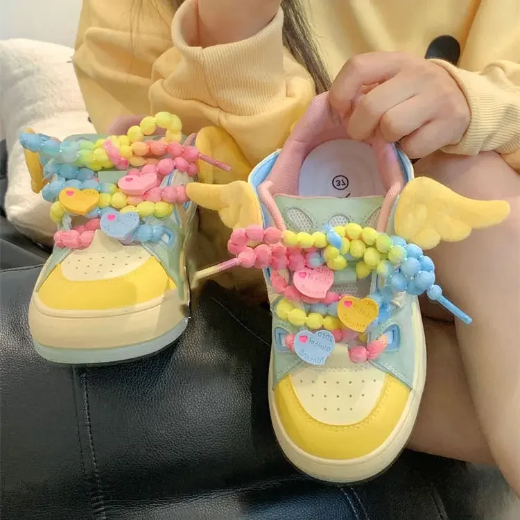 2026 Spring/Autumn New Maillard Candy Color Shoes Women Simple Casual Women's Shoes， Shoes for Women，35-40 ，Platform Sneakers