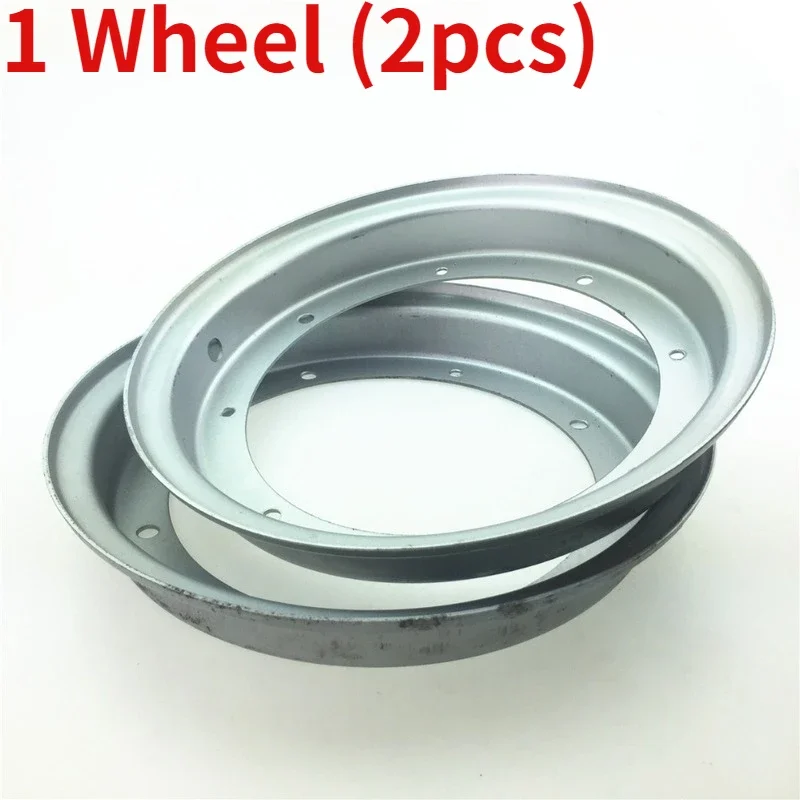 1 Wheel (2pcs) for 70A Motorcycle Tire Accessories Motorcycle Steel Ring Plating Paint