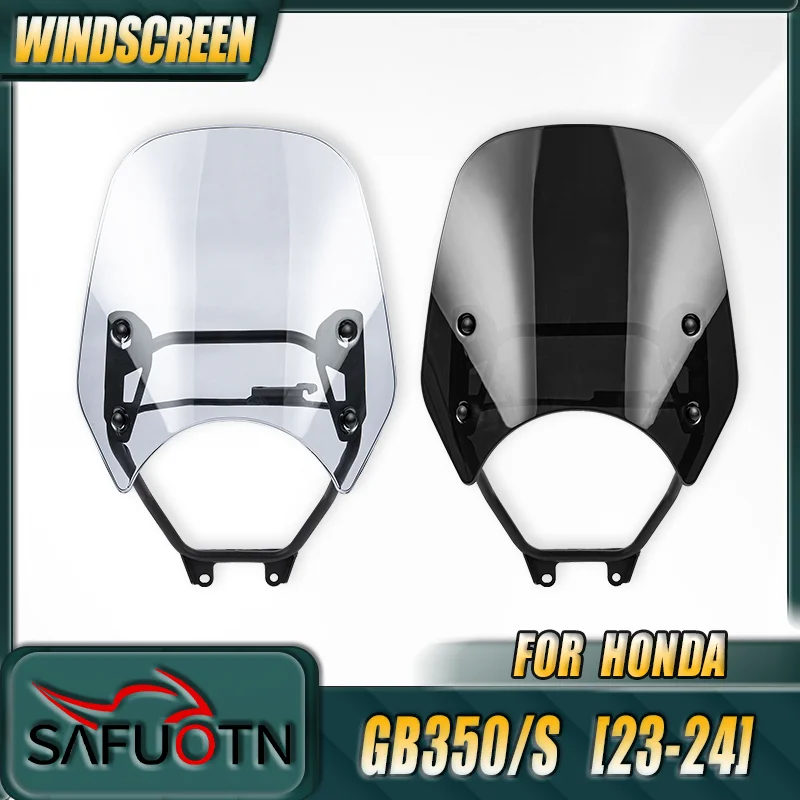 

GB350 GB350S Windshield Windscreen For Honda GB 350 S 350S 2023 2024 Motorcycle Wind Screen Shield Deflector Accessories
