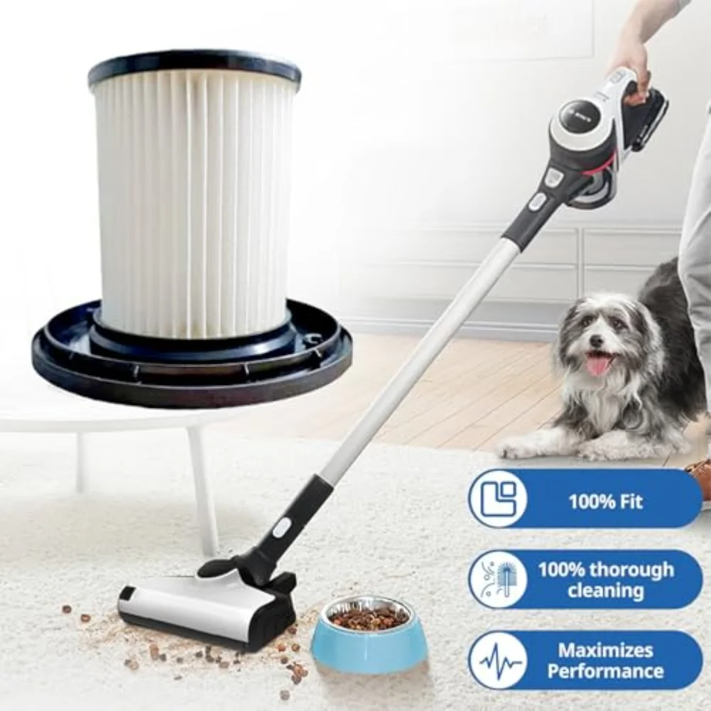 فلتر مكنسة كهربائية مكون من قطعتين، متوافق مع سلسلة Bosch S6، أدوات تنظيف BHZU61FCN قطع غيار الأجهزة المنزلية