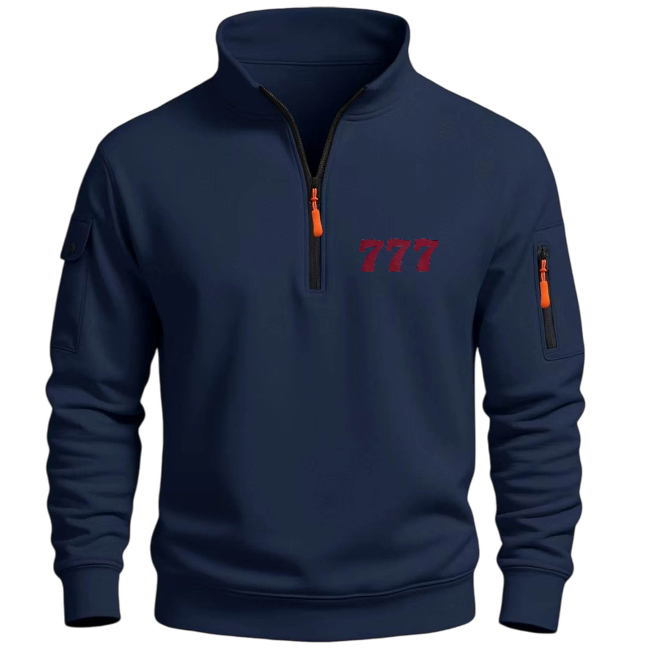 Men's Half Zip Polar Fleece Pullover Autumn Stand Collar Long Sleeve Warm Sweatshirt Soft Fashion Casual Wear Sweatshirt