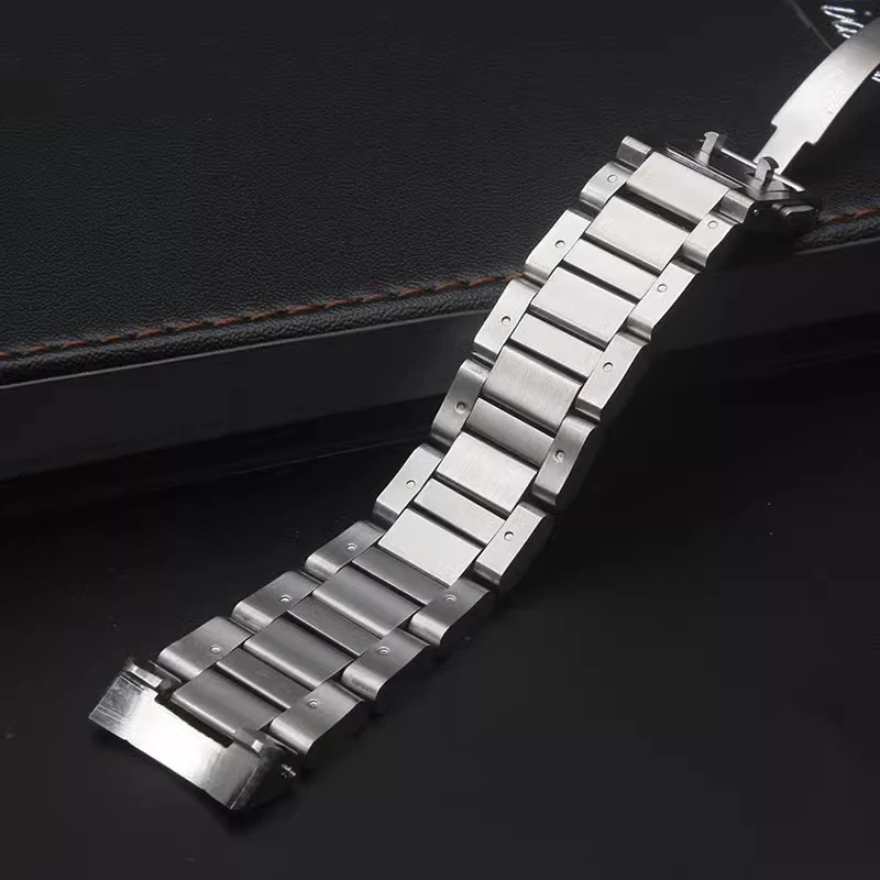 Bracelete de relógio de aço inoxidável sólido para homens, pulseira, pulseira, tag heuer calera series, acessórios do relógio, 22mm