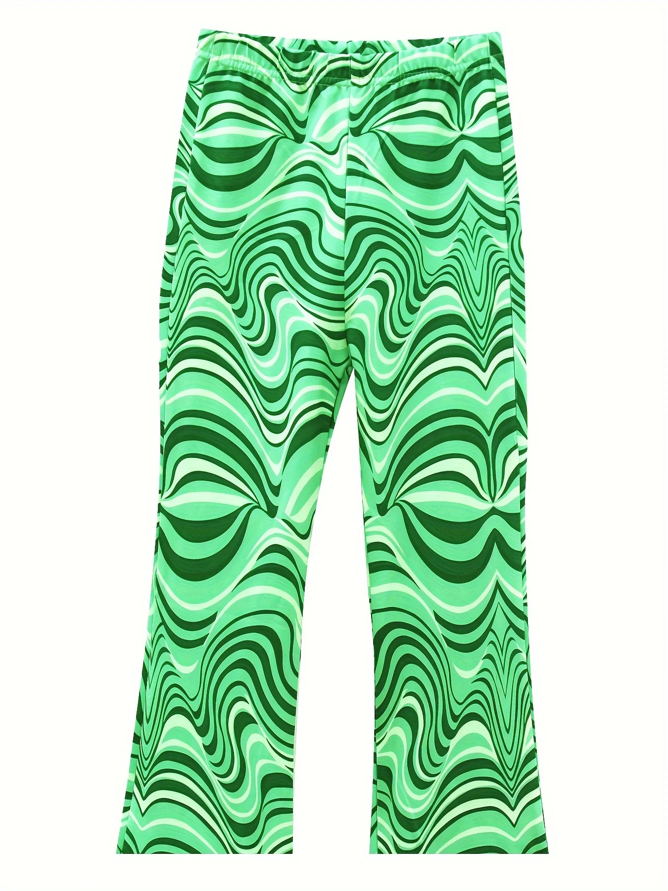Creative Pants Print Yoga Pants Girls Casual Flare Pants Outdoor Gift Spring Summer Fall